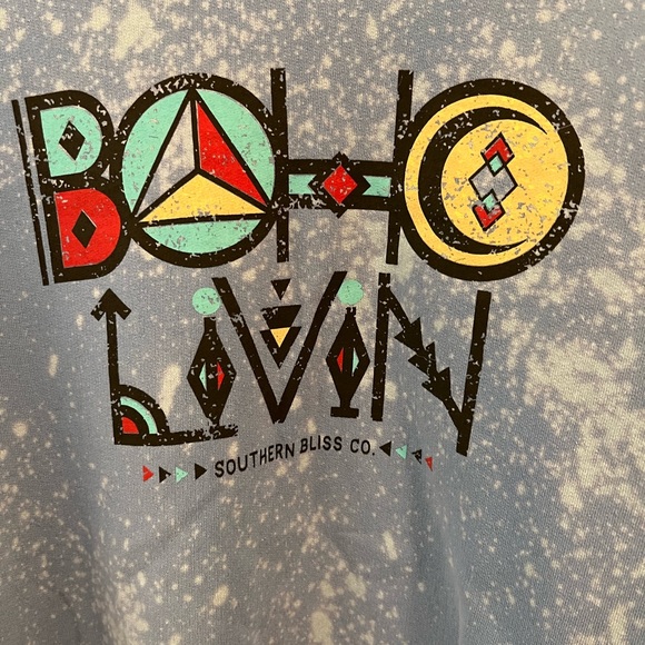 Southern bliss bleached sweatshirt - Picture 2 of 3